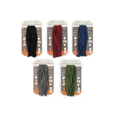 Origin Outdoors Outdoor Multifunctional Merino Scarf, Burgundy