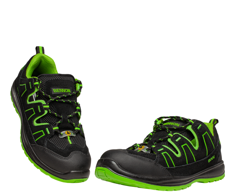 Bennon Alegro S1P ESD Work Boots, Green