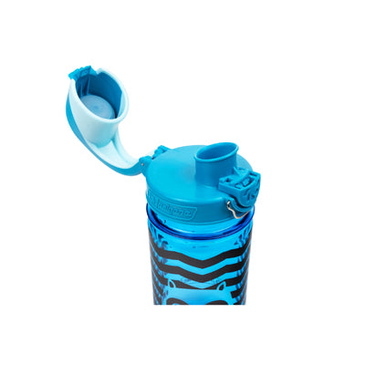 Nalgene Grip-n-Gulp Sustain Kids Water Bottle, Blue Owl, 0.35L