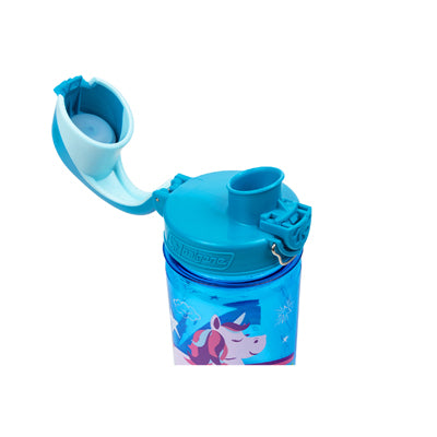 Nalgene Grip-n-Gulp Sustain Water Bottle 0.35L, Blue Unicorn