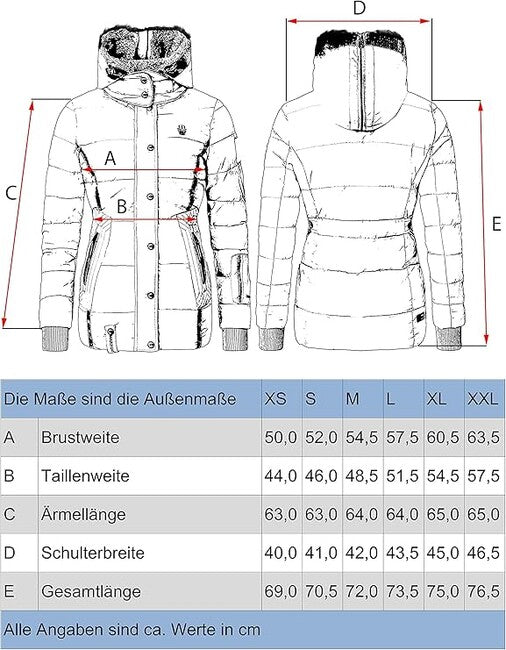 Marikoo Women's Winter Jacket Nekoo with Hood