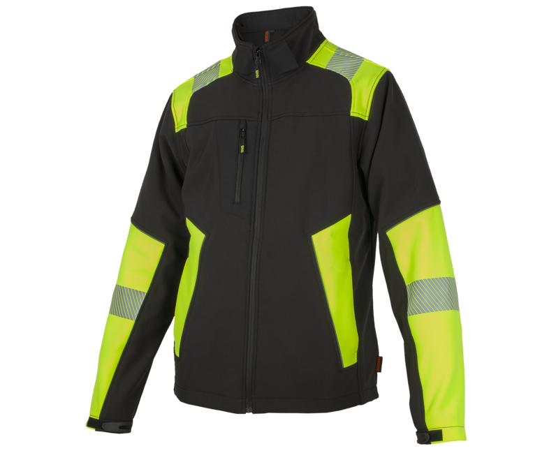 Bennon Reflectos Work Jacket, Black/Yellow