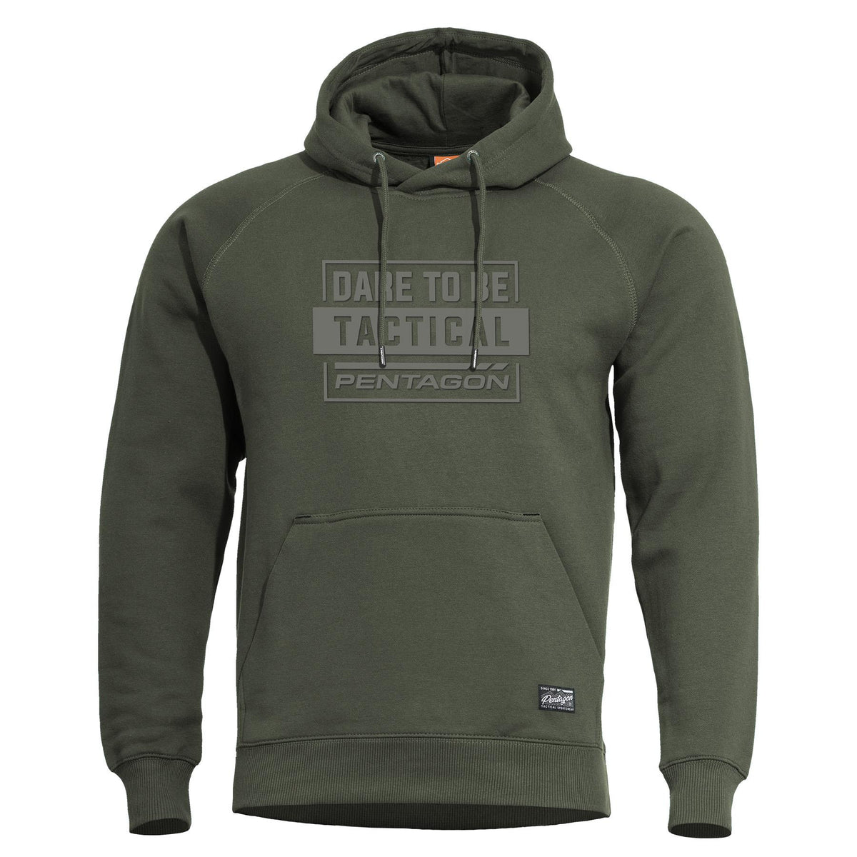 Pentagon Dare To Be Tactical Hoodie, Camo Green