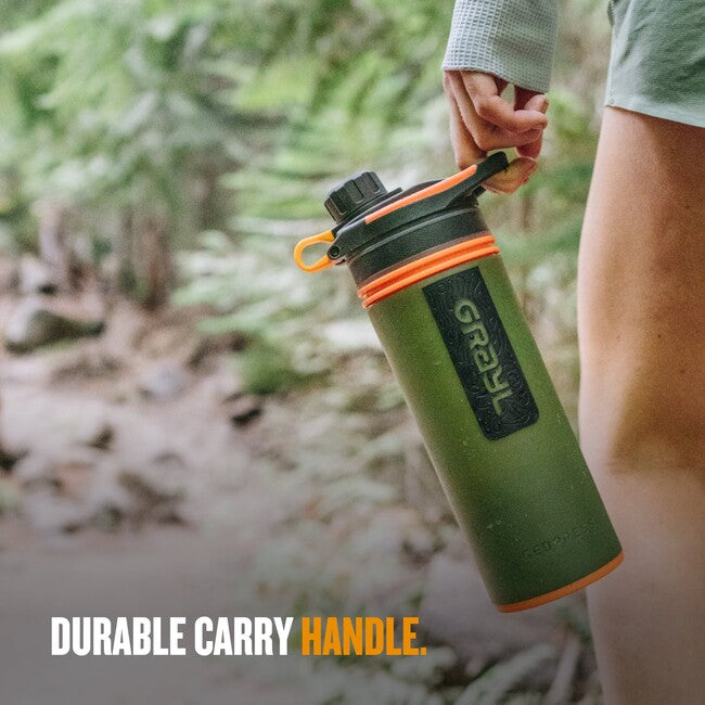 GRAYL GeoPress Purifier Water Bottle, Oasis Green