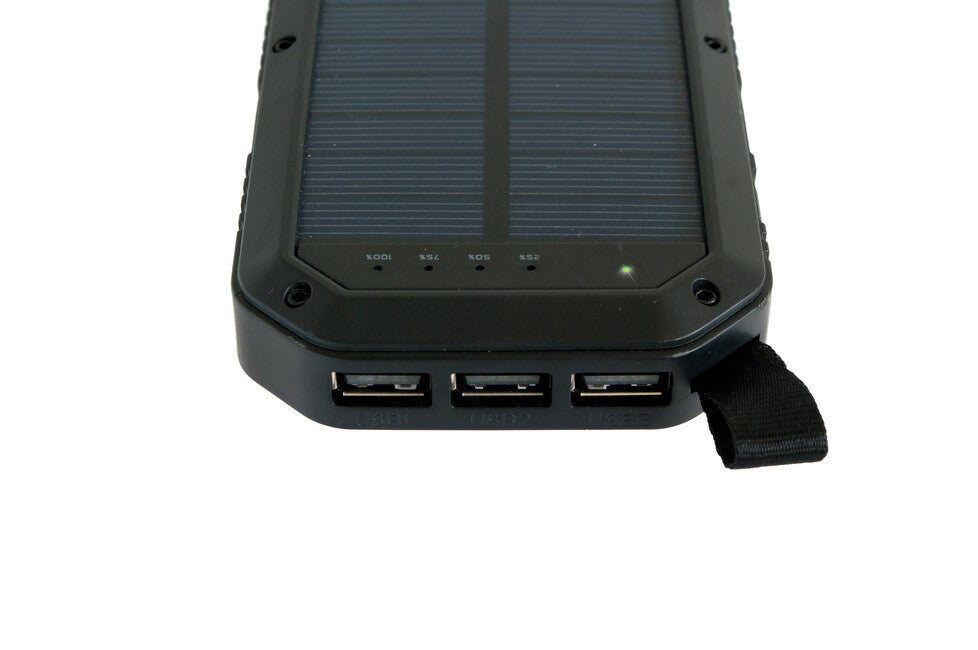BasicNature Power Bank 8K με Ηλιακή Φόρτιση και LED Φως, 8
