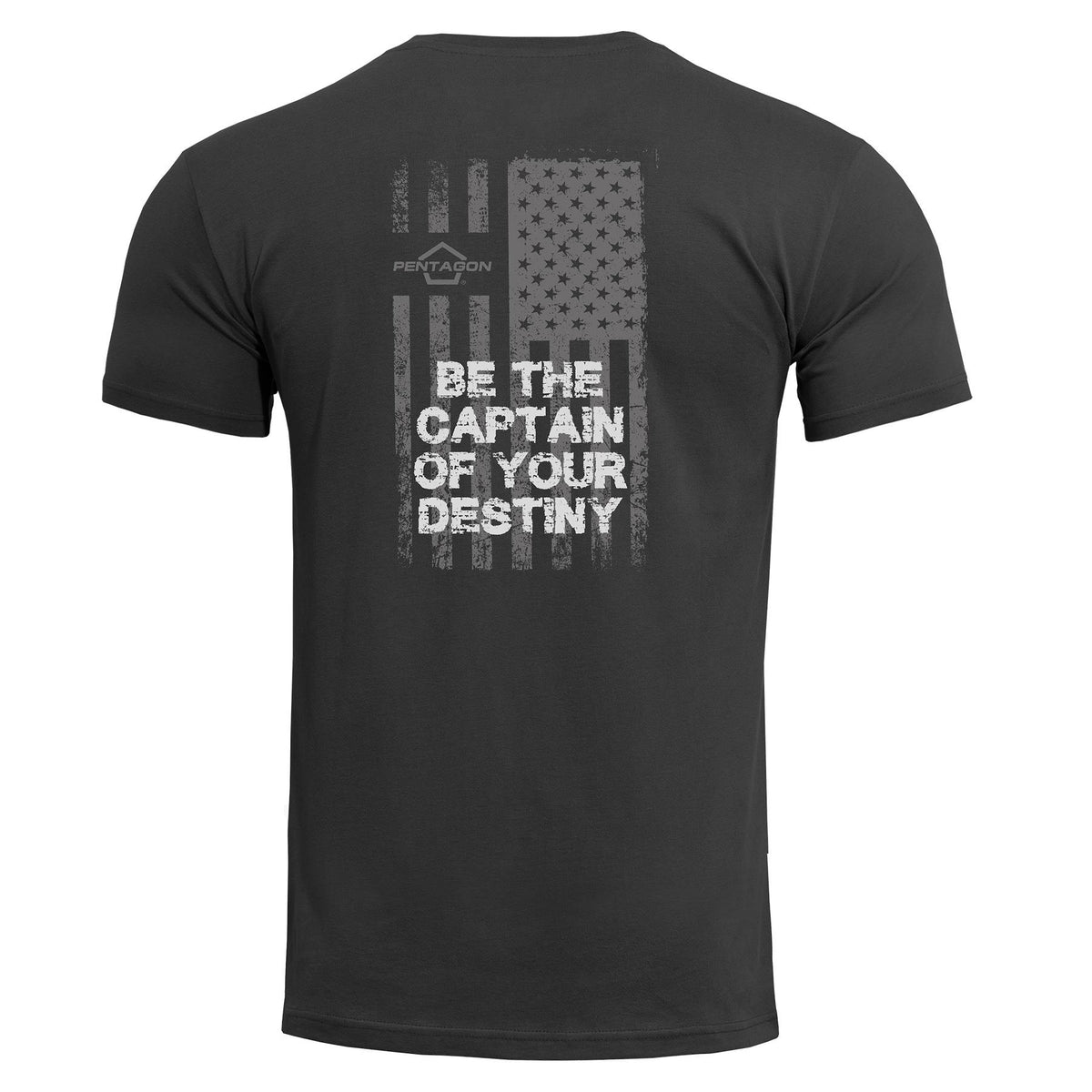 Pentagon American Flag T-Shirt, Black
