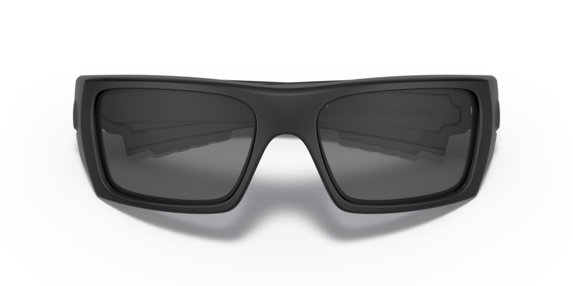 Oakley Det Cord Ballistic Sunglasses, Matte Black with Dark Grey Lens