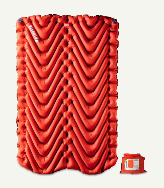 Klymit Insulated Double V Sleeping Pad, Orange
