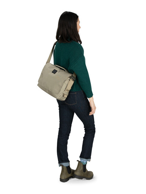 Osprey Aoede Messenger 7 Shoulder Bag, Tan Concrete