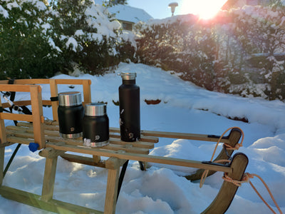 Origin Outdoors Insulated Stainless Steel Bottle 0.72L, Black