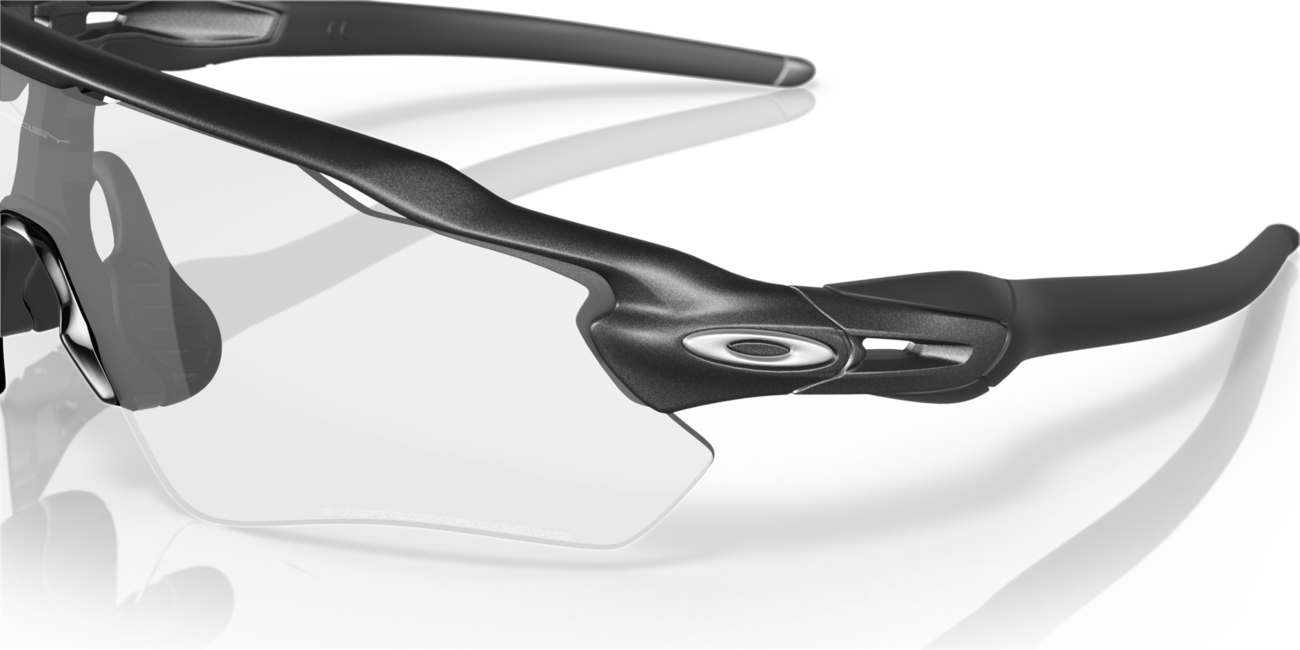 Oakley RADAR EV PATH Photochromic Sunglasses, Steel Frame, Clear 50% Black Iridium Photochromic Lenses