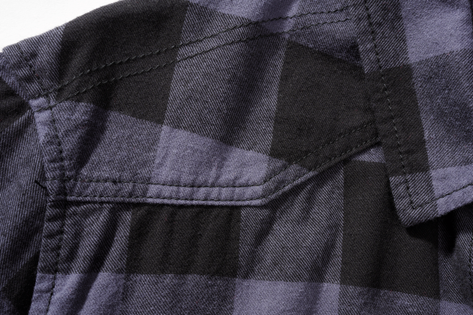 Brandit Check Shirt Short Sleeves, Black/Grey