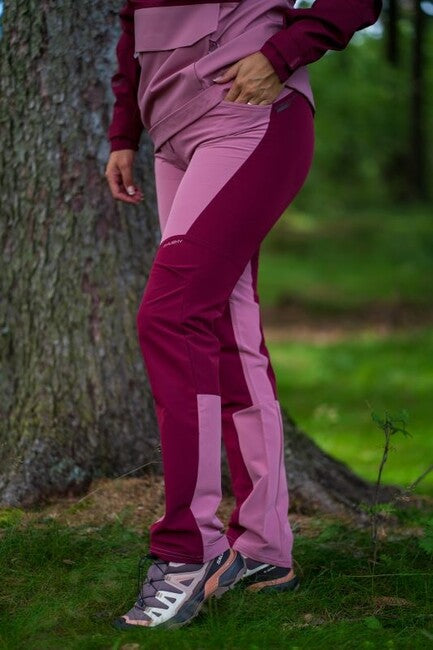 HUSKY Keiry Women's Outdoor Pants, Burgundy/Pink