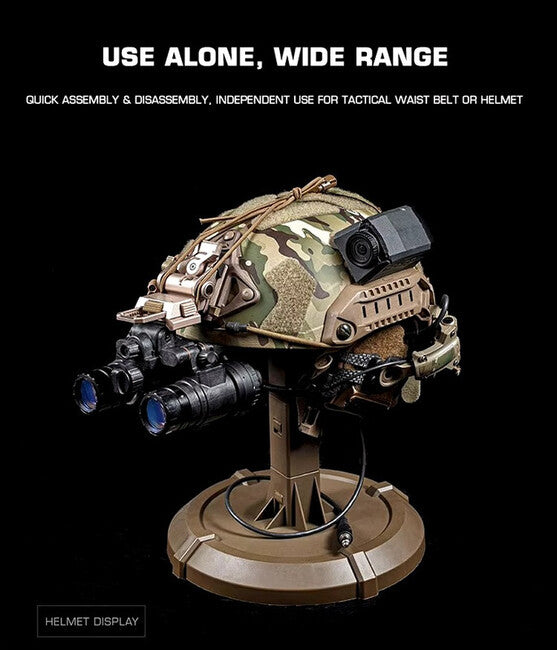 DRAGOWA Tactical Ocelot Adjustable Tactical Gear Stand, Coyote