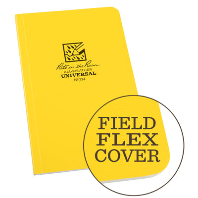 Rite in the Rain Field-Flex All-Weather Notebook Yellow No. 374