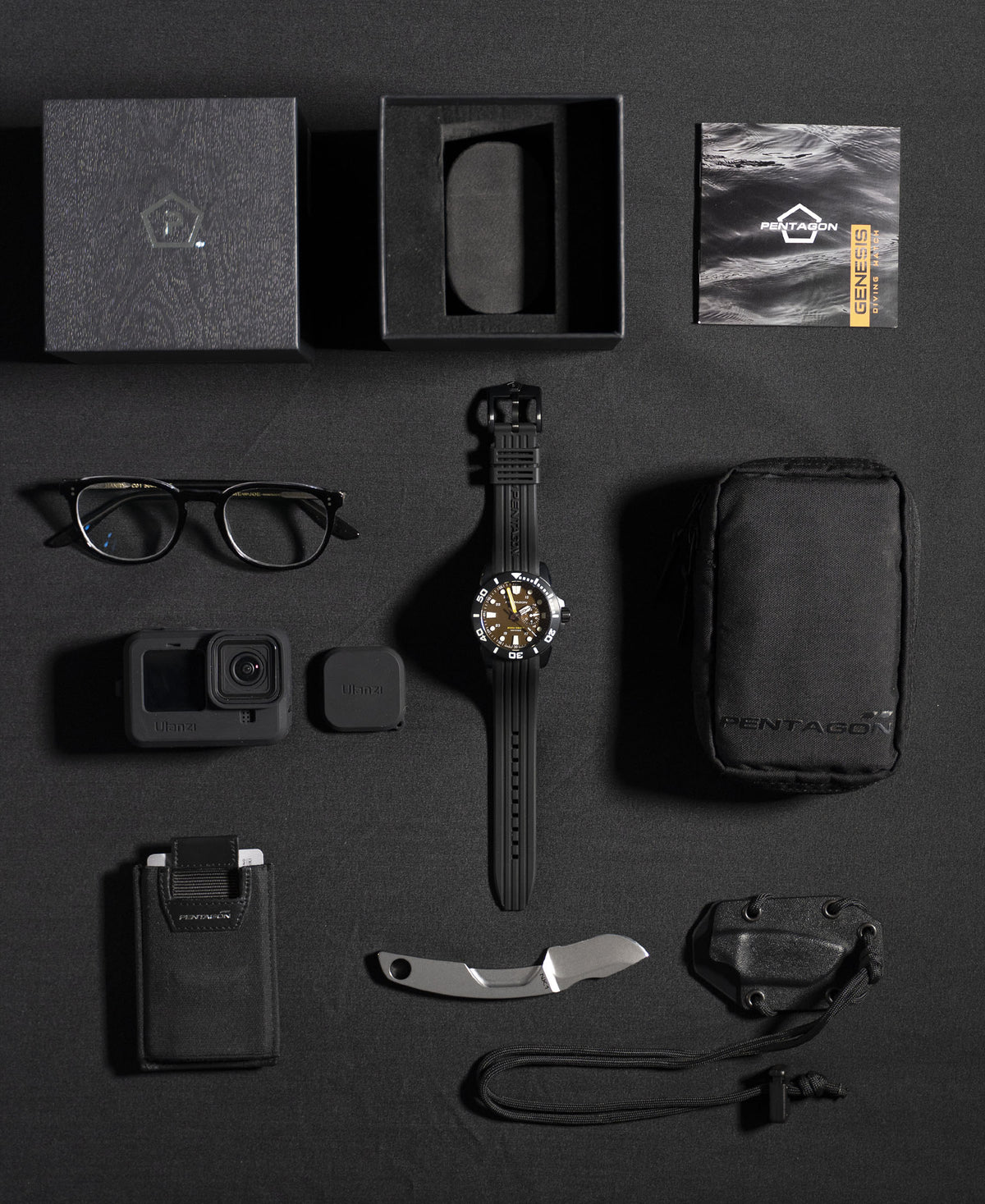Pentagon Genesis Watch, Silver