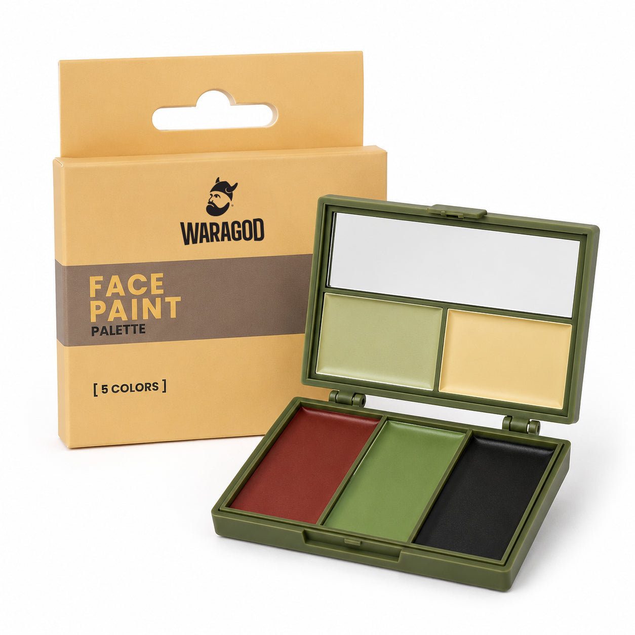 WARAGOD camo face paint, 5 colours