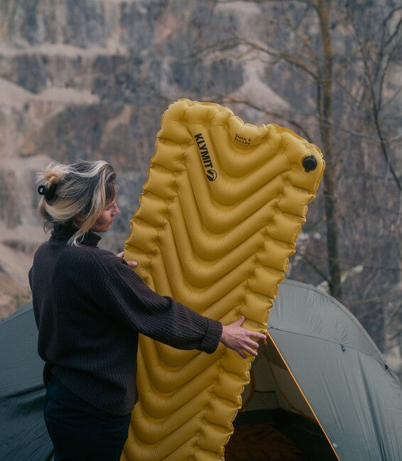 Klymit Static V Lite ECO Sleeping Pad, Light Gold