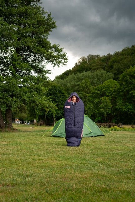 HUSKY Anapurna Ladies Synthetic Women's Winter Sleeping Bag -28°C, Navy Blue