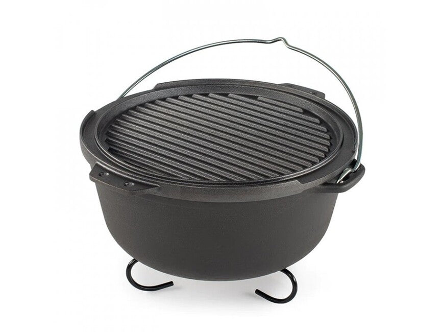 GSI Outdoors Guidecast Griddle Double-Sided Cast Iron Grill 300mm