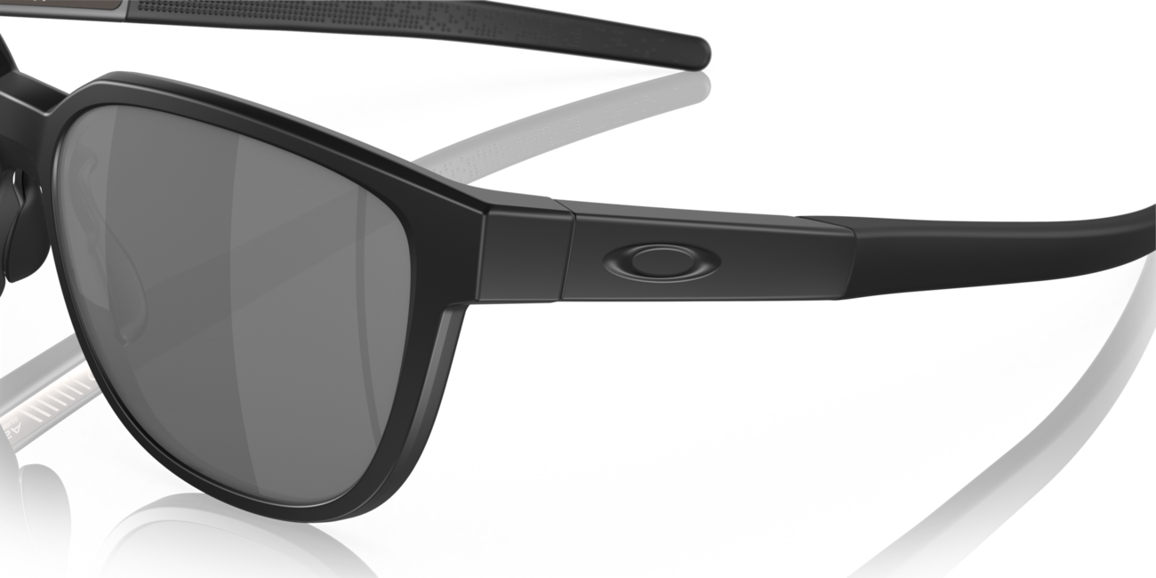 Oakley Actuator Sunglasses, Matte Black Frame, Prizm Black Polar Lenses, 57