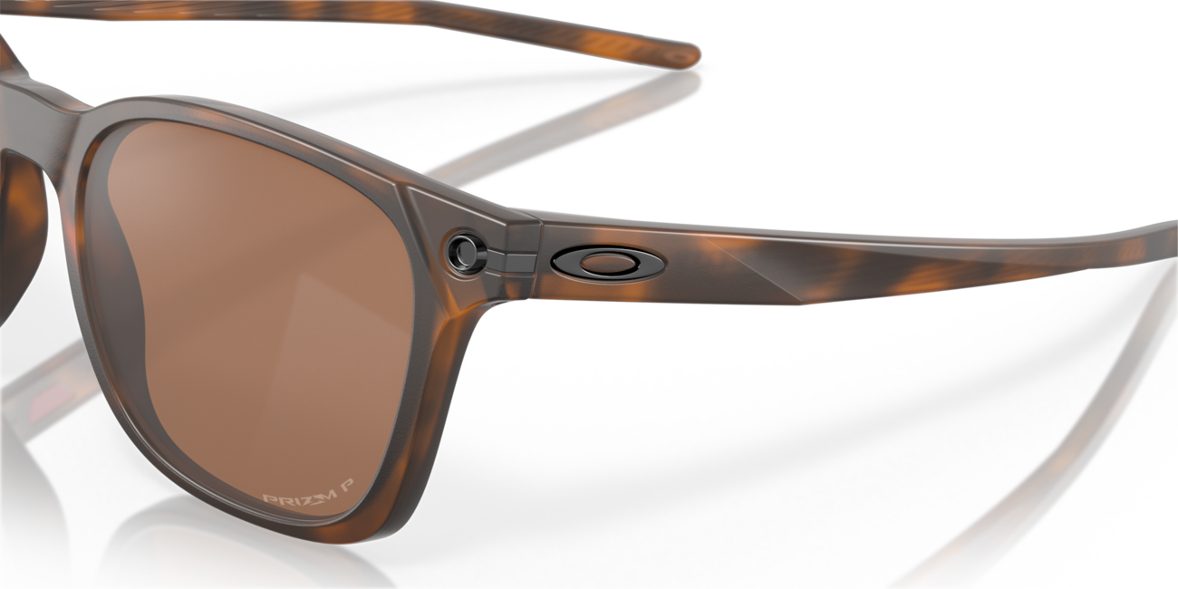 Oakley OJECTOR Sunglasses, Matte Brown Tortoise Frame, Prizm Tungsten Polarized Lenses, 55