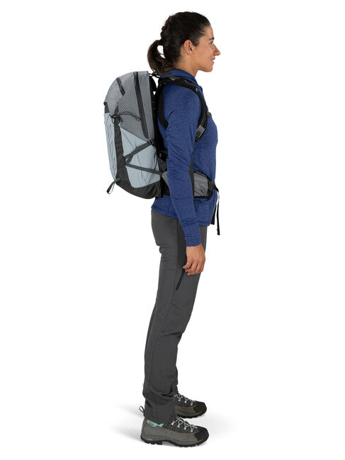 OSPREY turistický batoh TEMPEST PRO 20, silver lining