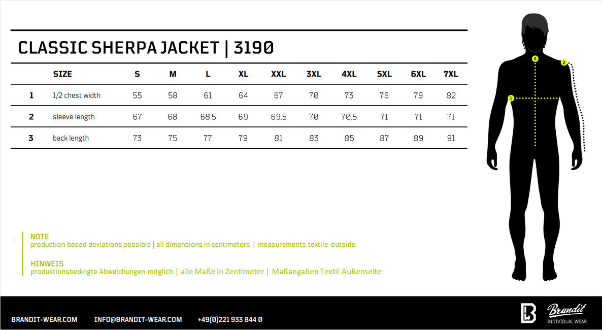 Brandit Classic Sherpa Jacket, Anthracite-Black