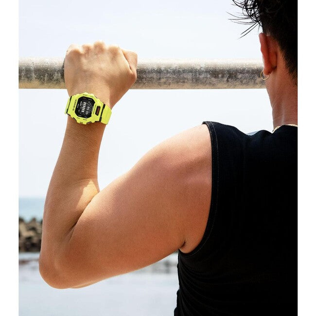 Casio G-Shock Watch GBD-200-9ER, Black/Yellow