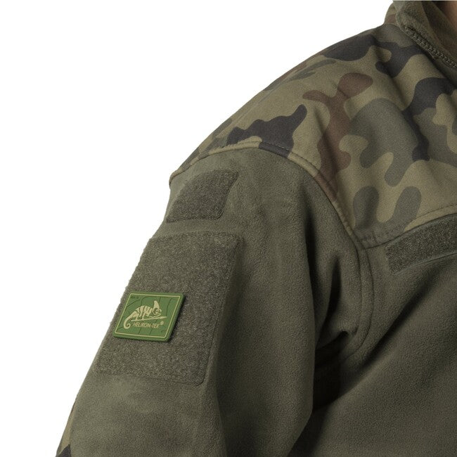 Helikon-Tex Infantry Fleece Jacket, Black Woodland, 330g/m2