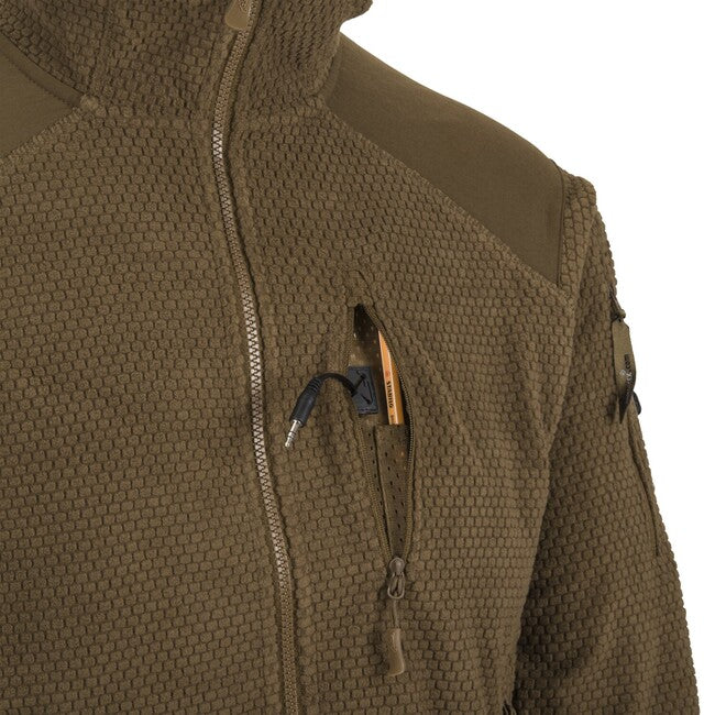 Helikon-Tex Alpha Hoodie Grid Fleece Shadow Grey