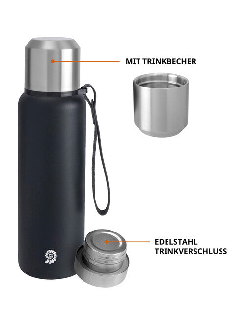 Origin Outdoors PureSteel Vacuum Thermos 1.5L, Black