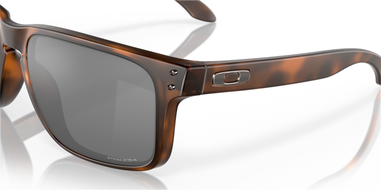 Oakley Holbrook XL Sunglasses, Matte Brown Tortoise Frame, Prizm Black Lenses, 59