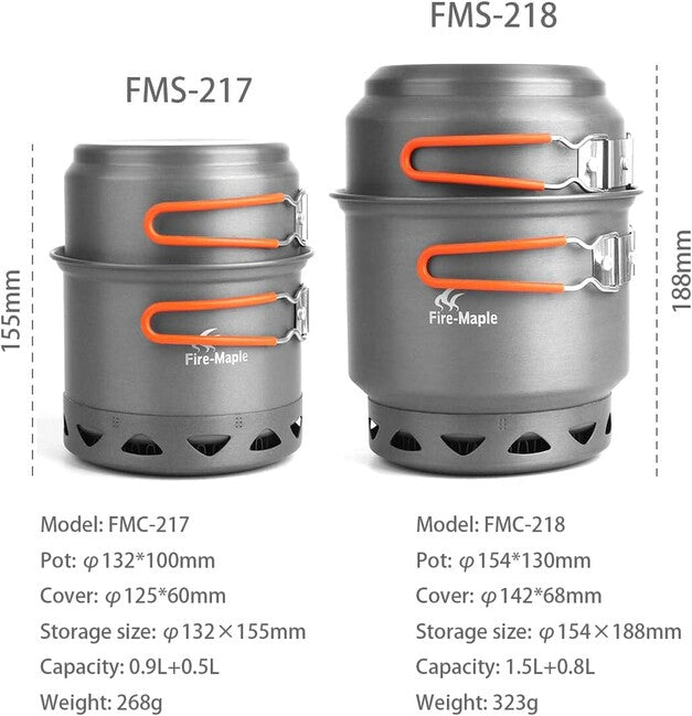 Fire Maple Compact Cooking Set FMC-217