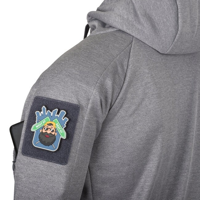 Helikon-Tex Urban Tactical Hoodie Full Zip, Melange Grey
