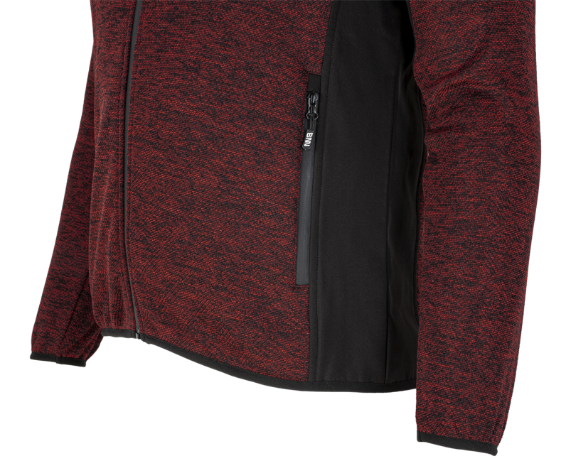 BENNON mikina na zips ALTOS, červená