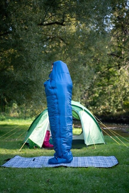Husky Synthetic Three-Season Sleeping Bag -10°C, Blue