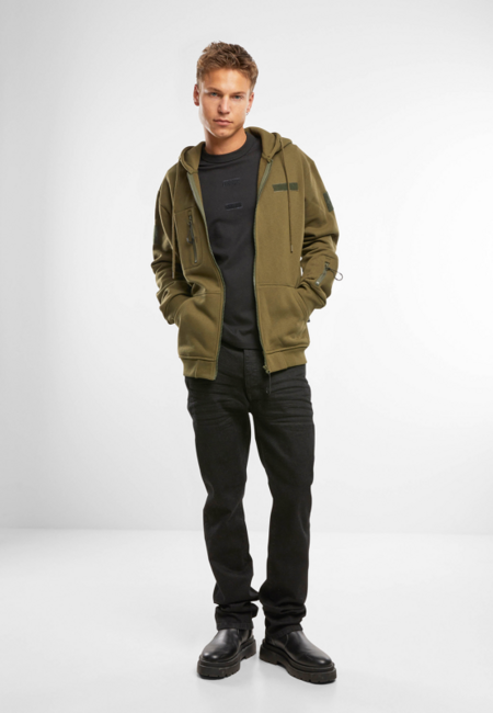 Brandit Men's Tactical Hoodie, Olive