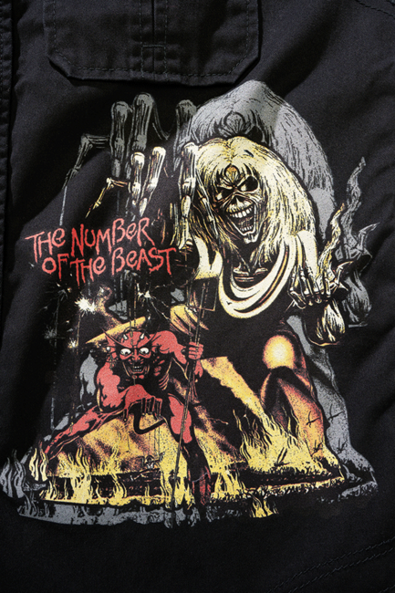 Brandit Iron Maiden Vintage Sleeveless Shirt NOTB, Black