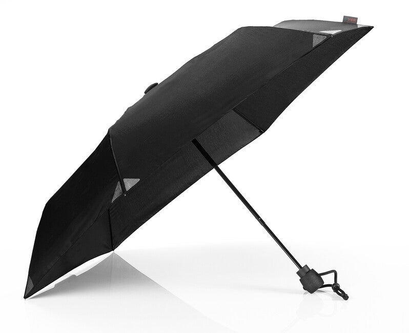EuroSchirm Light Trek Ultra Ultralight Trekking Umbrella, Black Reflective