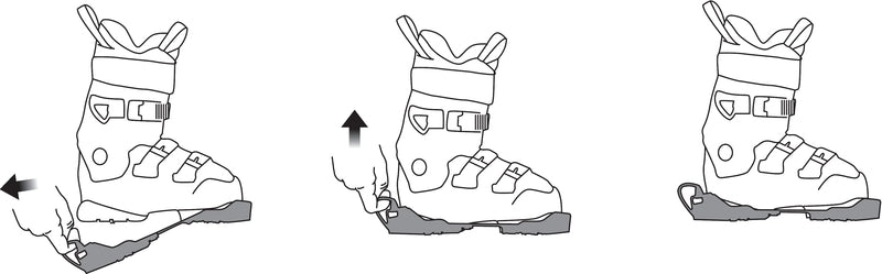 Sidas Anti-Slip Ski Boot Covers, Black