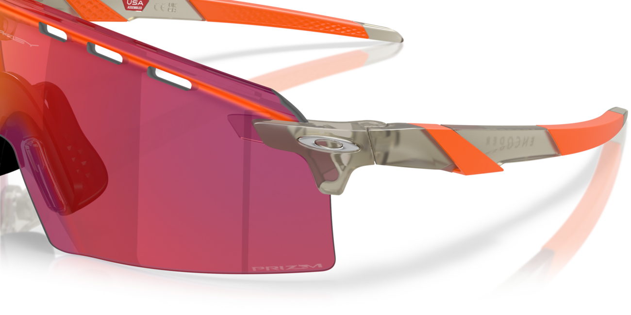 Oakley Encoder Strike Vented Sunglasses 39, Matte Grey Ink Frame, Prizm Road Lens