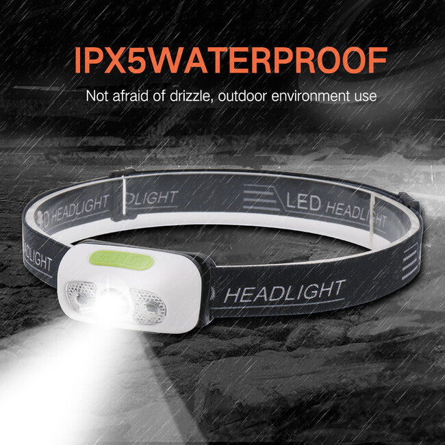 Speras Rechargeable Headlamp B6, Black