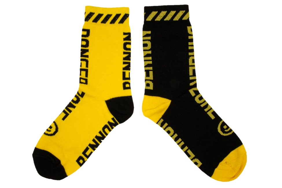 BENNON Bennonky Socks, Yellow/Black