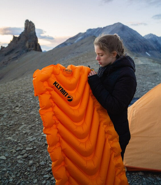 Klymit Insulated V Ultralite SL Sleeping Pad, Orange