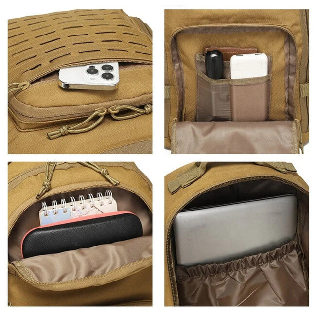 DRAGOWA Molle Camping Bag, Coyote
