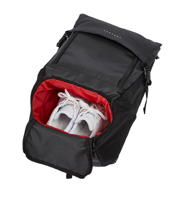 Forvert Linus Cross Backpack 30L, Black/Black