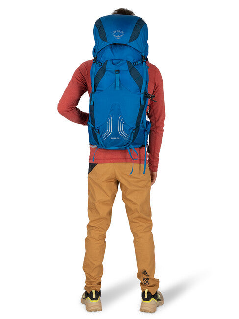 Osprey Exos 38 Hiking Backpack, Blue Ribbon