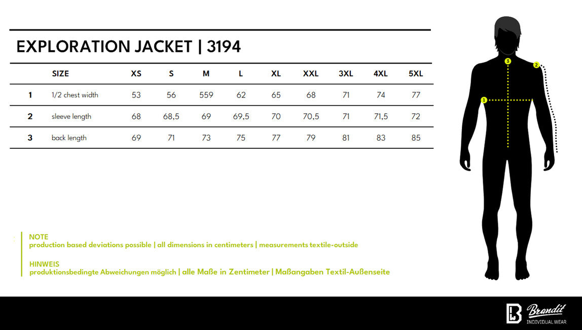 Brandit Men Exploration Men's Winter Jacket, Olive