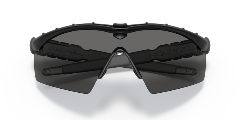 Oakley M Frame 2.0 Ballistic Glasses, Matte Black with Grey Lens